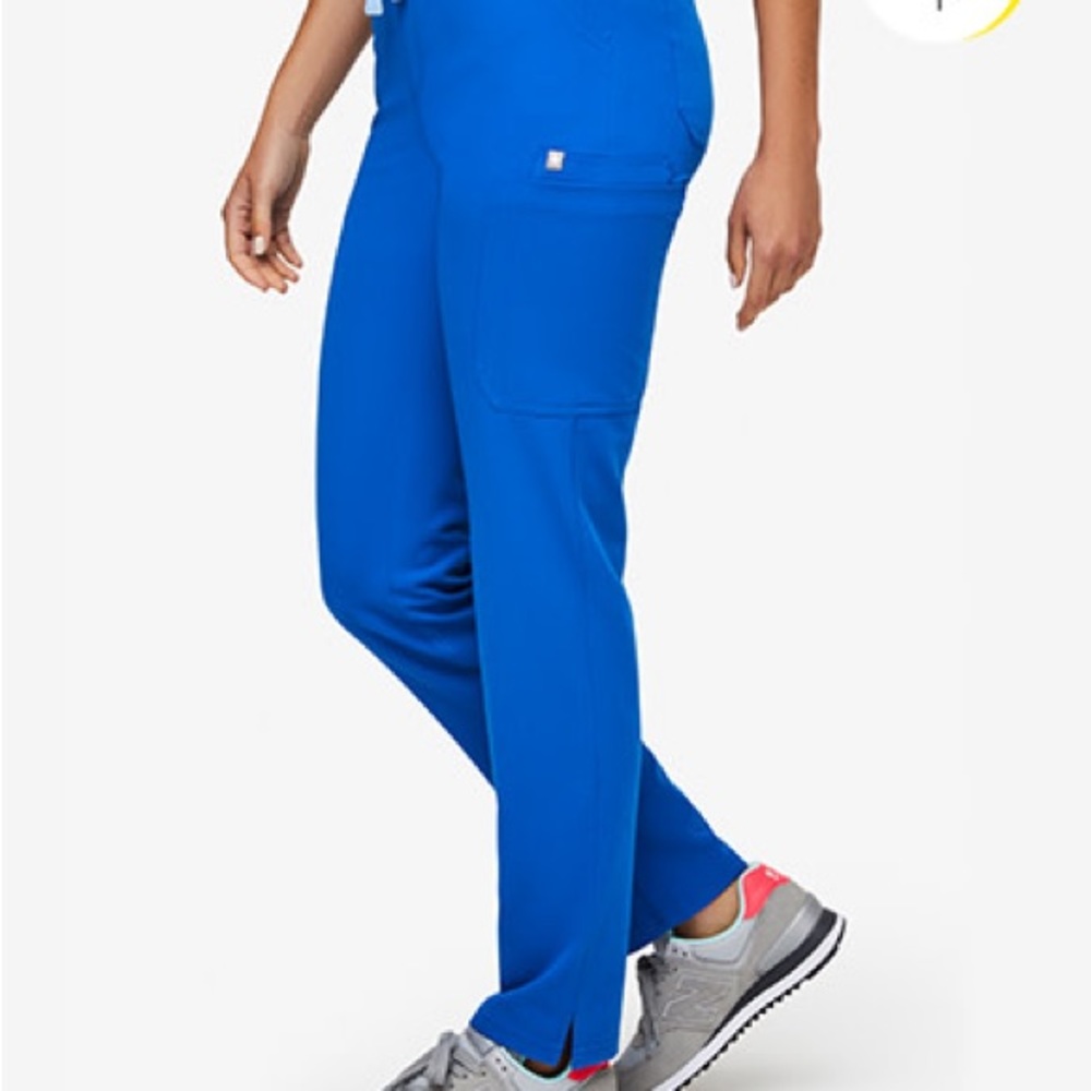 FIG Clothing Yola Skinny Scrub Pants in Royal Blue